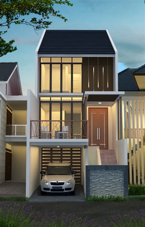 Desain Rumah 5x10 2 Lantai Tanpa Garasi
